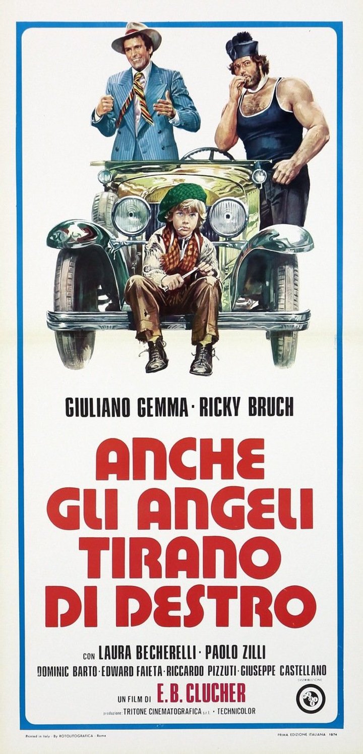 Anche Gli Angeli Tirano Di Destro (1974) Poster