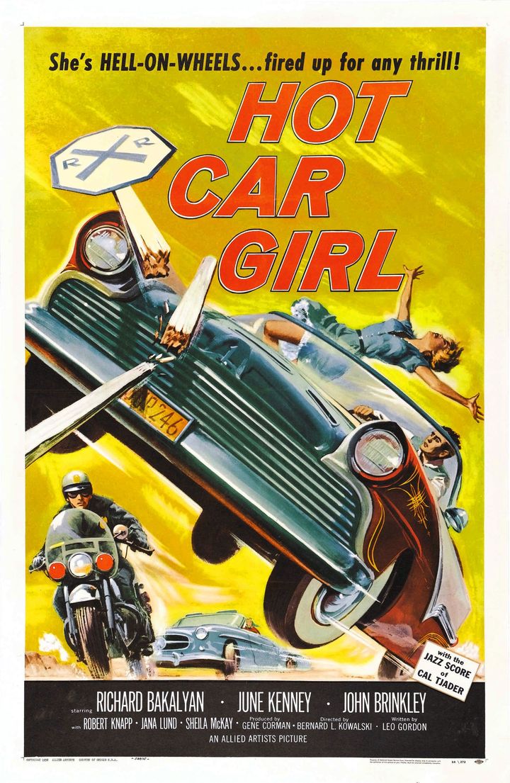 Hot Car Girl (1958) Poster