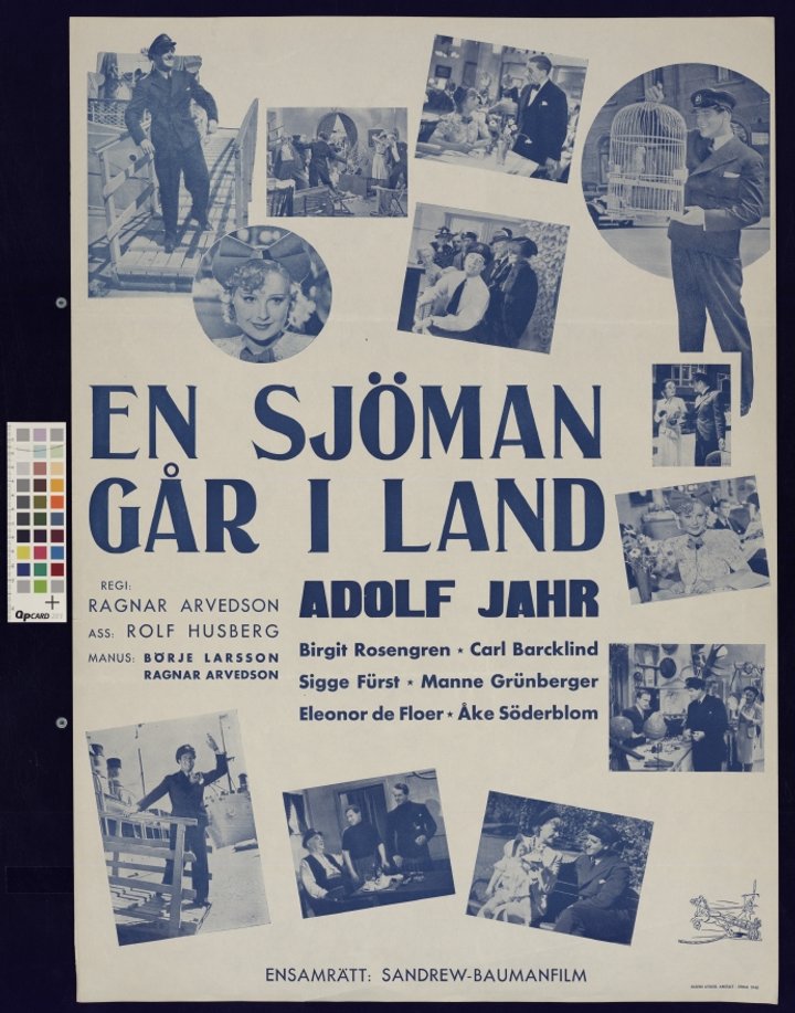 En Sjöman Går Iland (1937) Poster