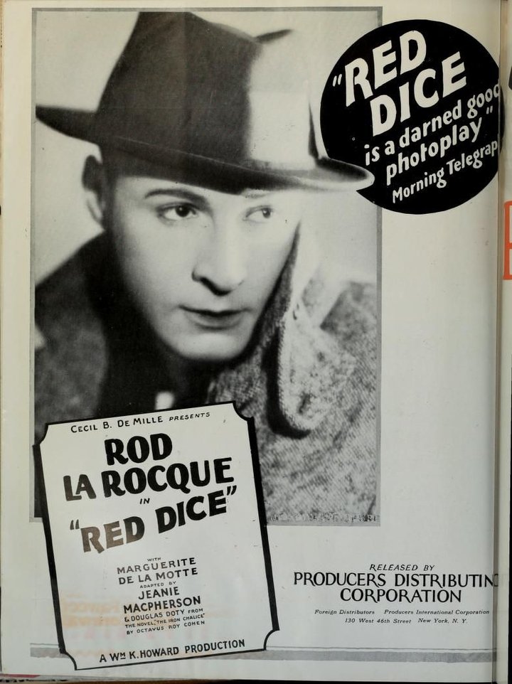 Red Dice (1926) Poster