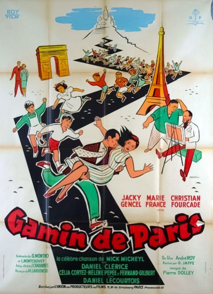 Gamin De Paris (1954) Poster