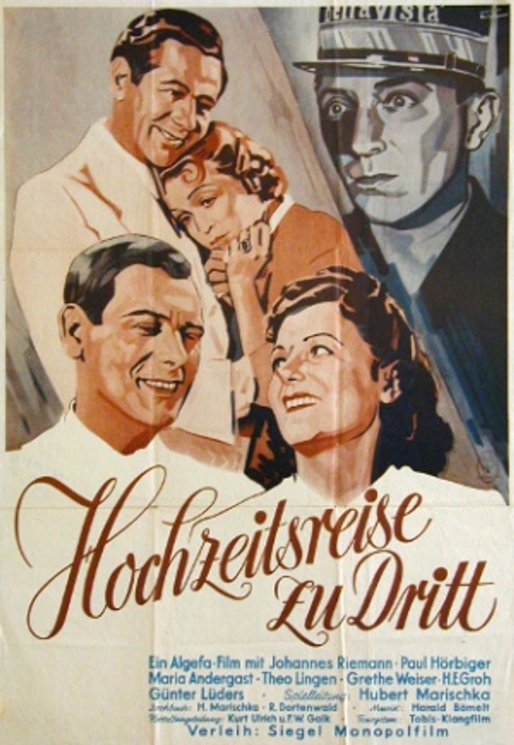 Hochzeitsreise Zu Dritt (1939) Poster