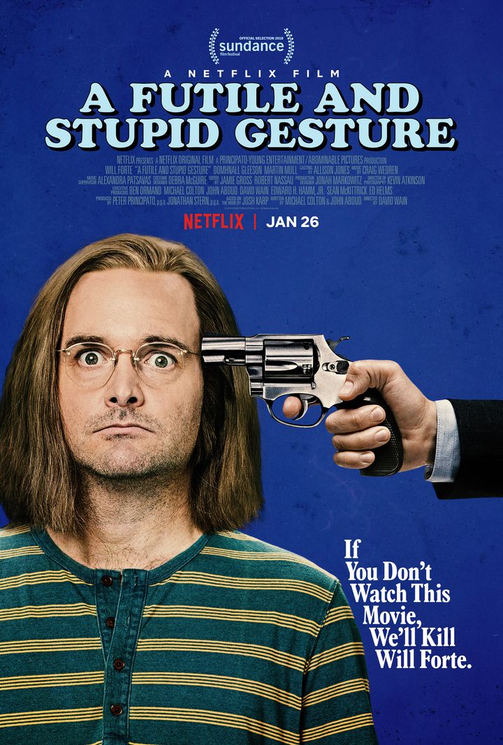 A Futile And Stupid Gesture (2018) Poster