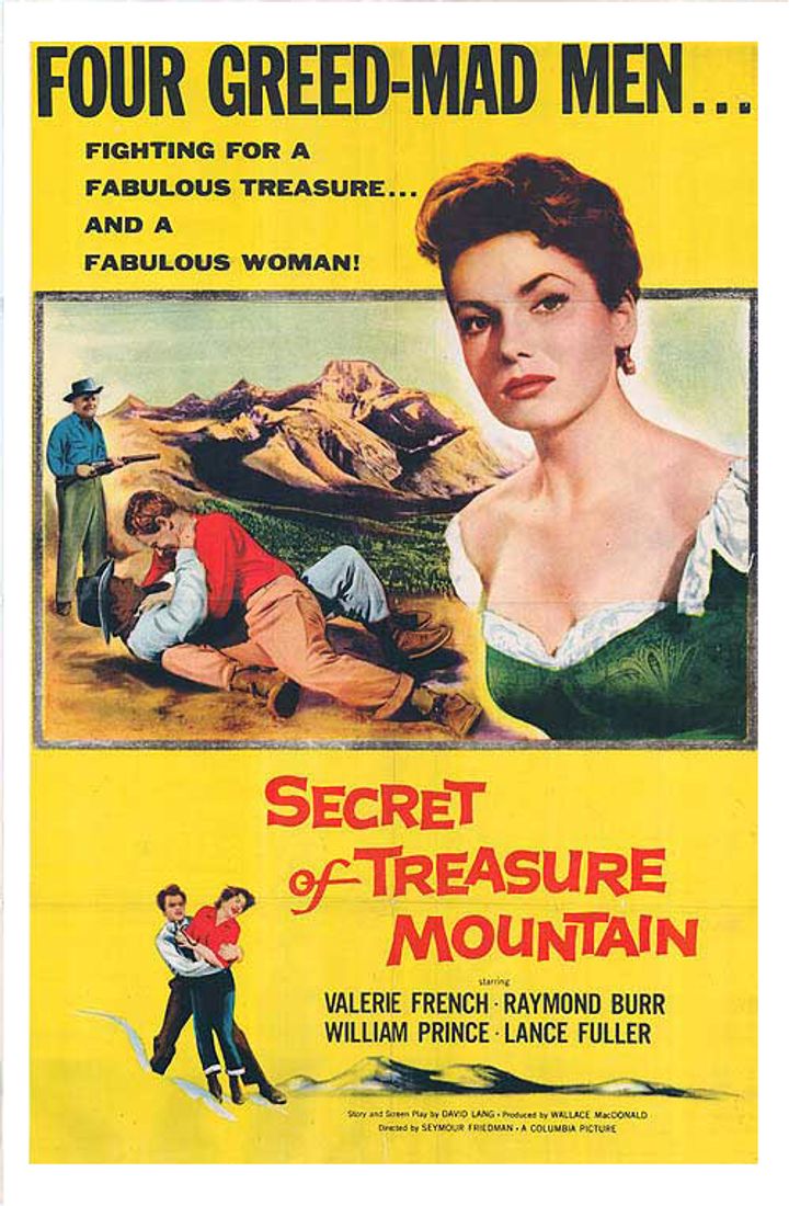 Secret Of Treasure Mountain (1956) Poster