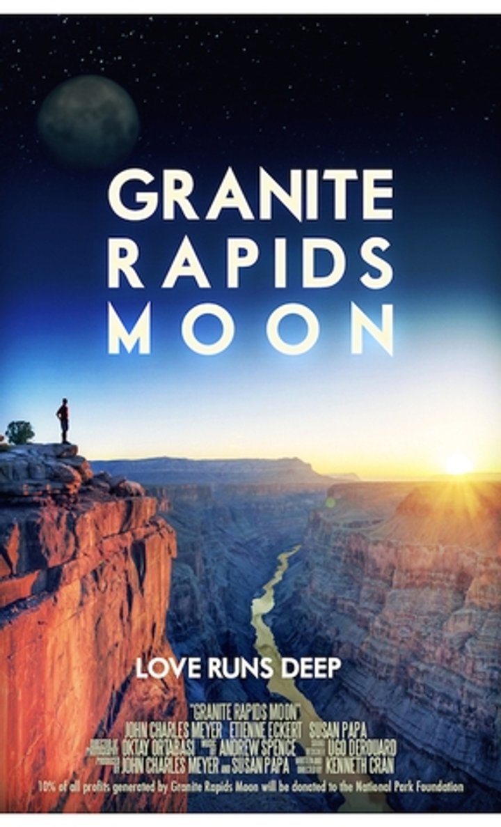 Granite Rapids Moon Poster