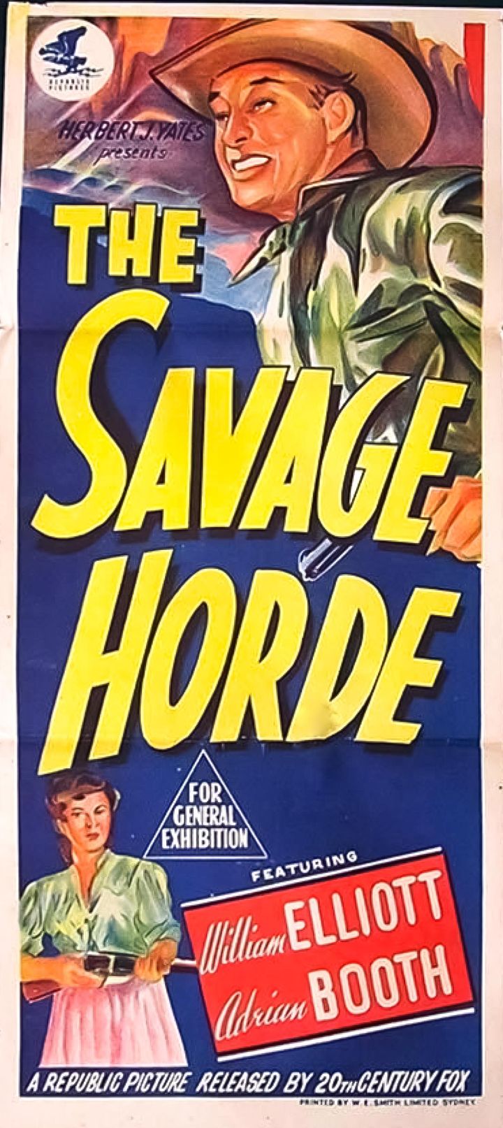 The Savage Horde (1950) Poster