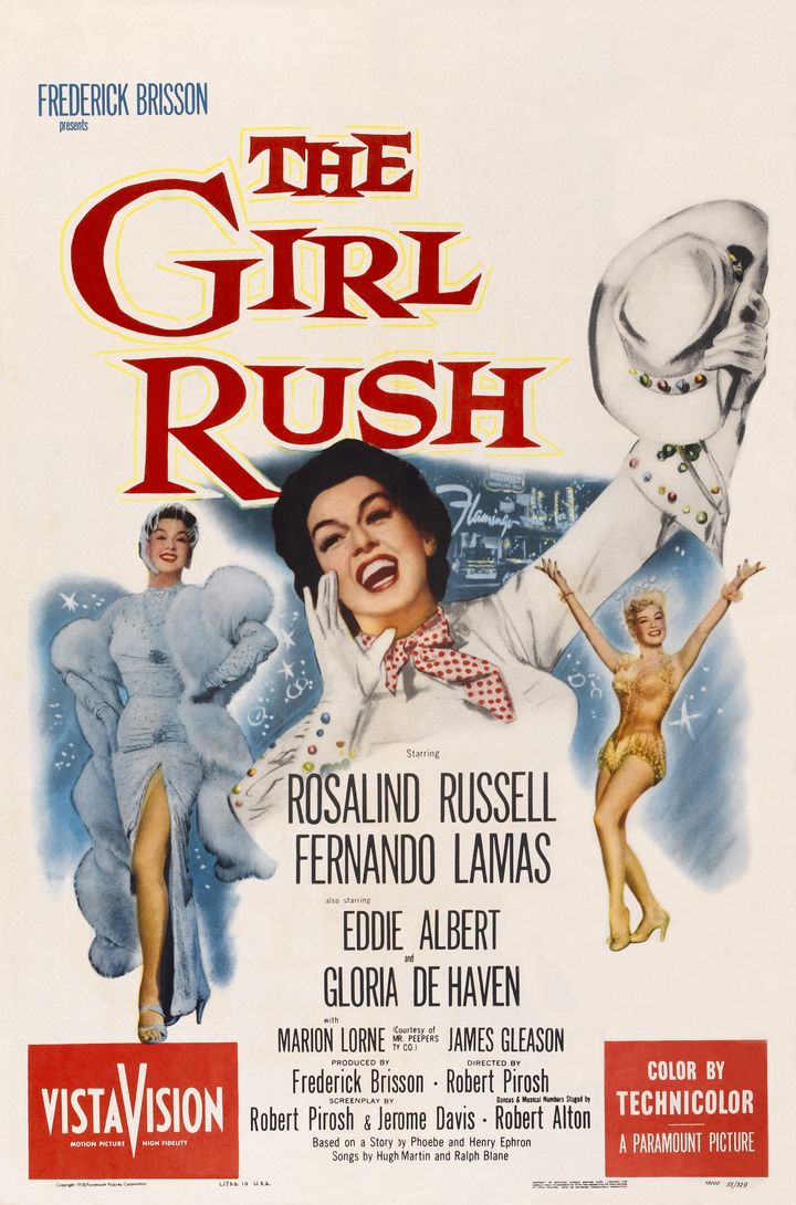 The Girl Rush (1955) Poster