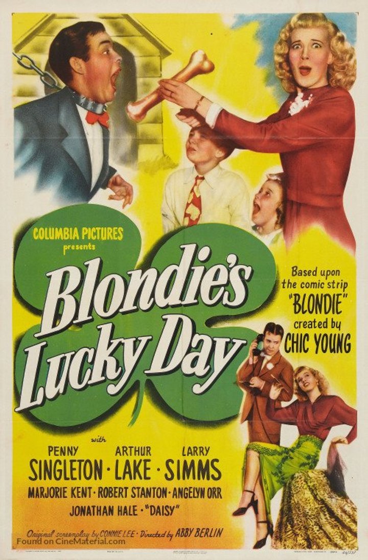 Blondie's Lucky Day (1946) Poster