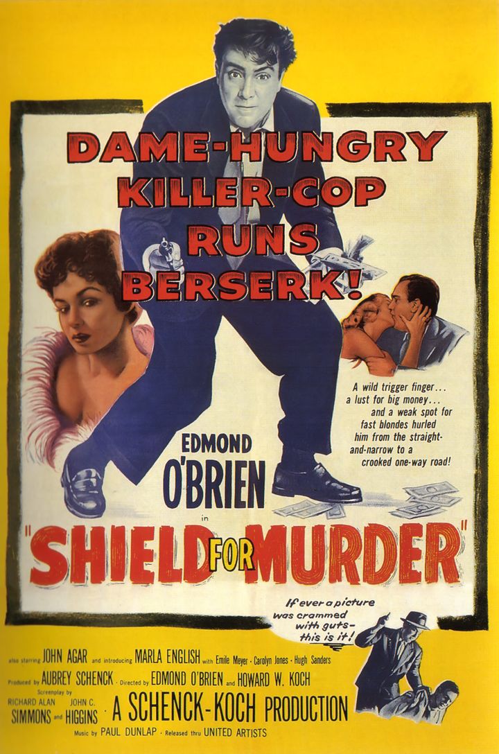 Shield For Murder (1954) Poster