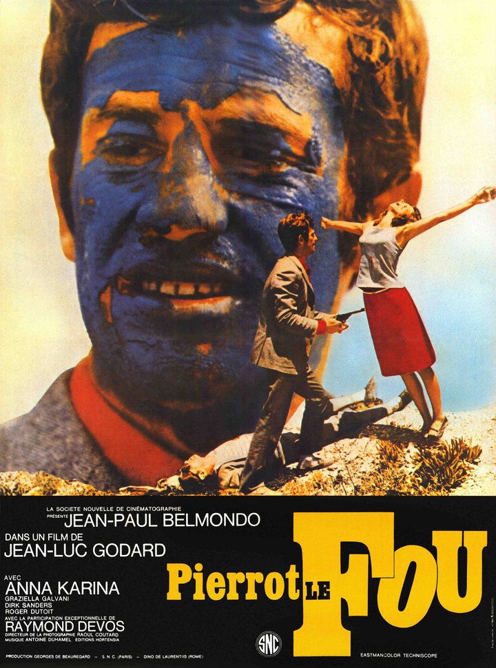 Pierrot Le Fou (1965) Poster