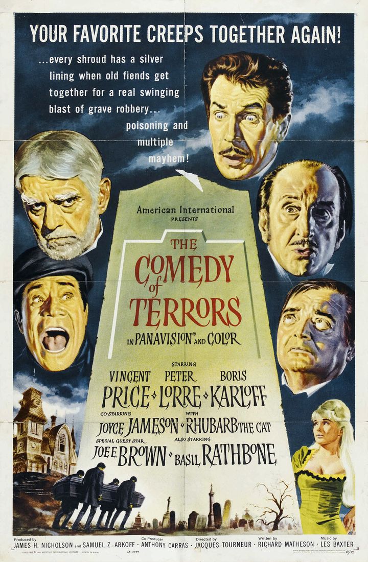 The Comedy Of Terrors (1963) Poster