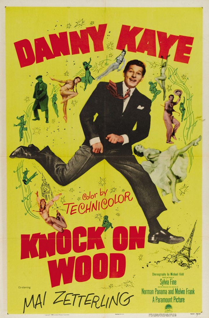 Knock On Wood (1954) Poster