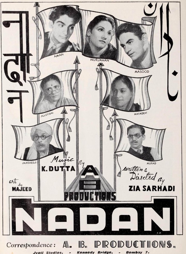 Nadaan (1943) Poster