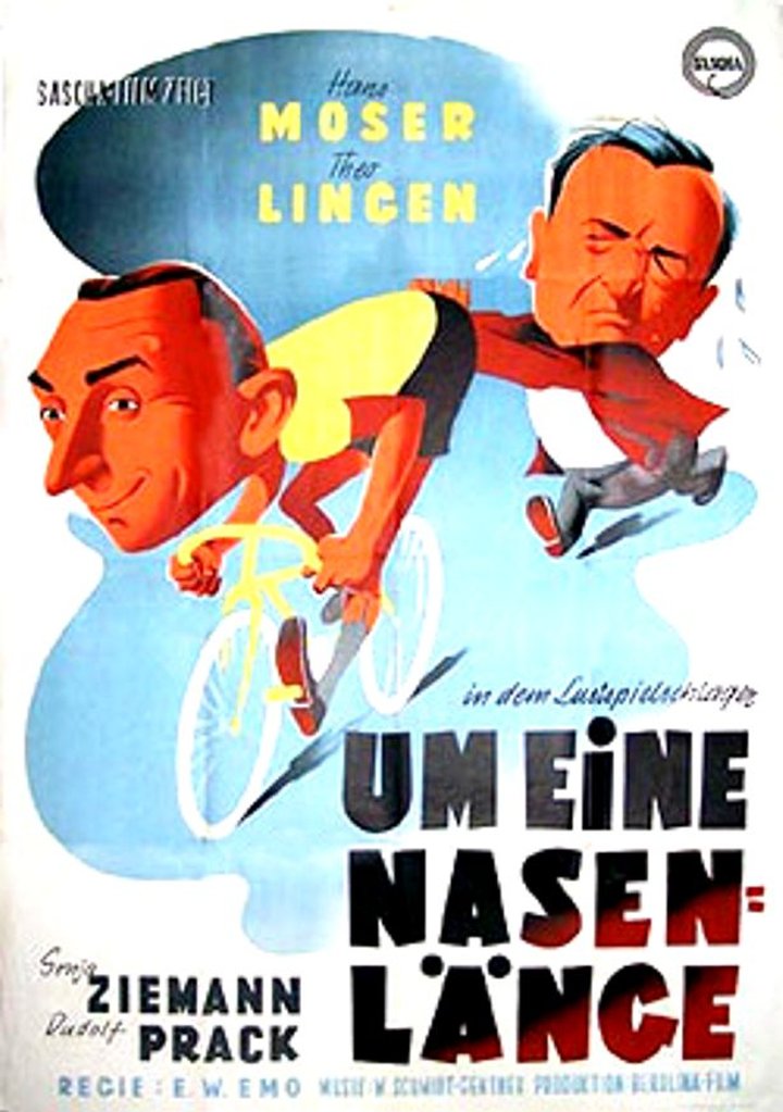 Um Eine Nasenlänge (1949) Poster