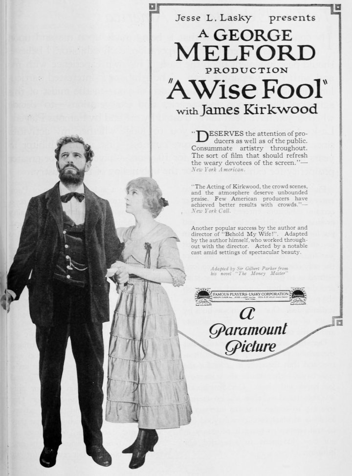 A Wise Fool (1921) Poster