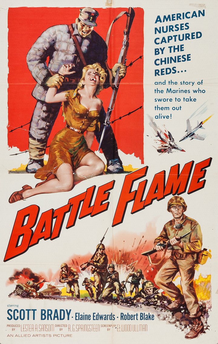 Battle Flame (1959) Poster