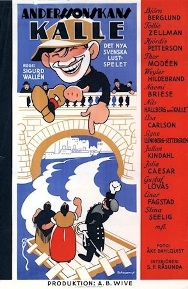 Anderssonskans Kalle (1934) Poster