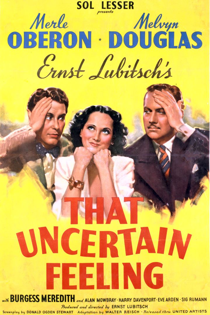 That Uncertain Feeling (1941) Poster