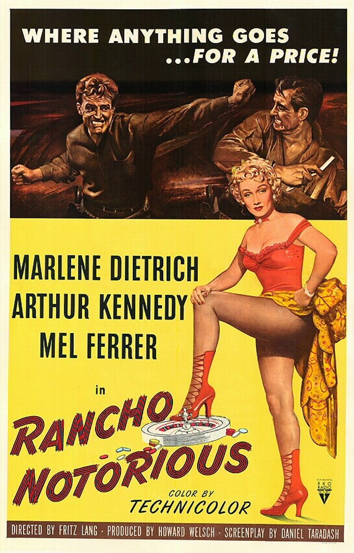 Rancho Notorious (1952) Poster