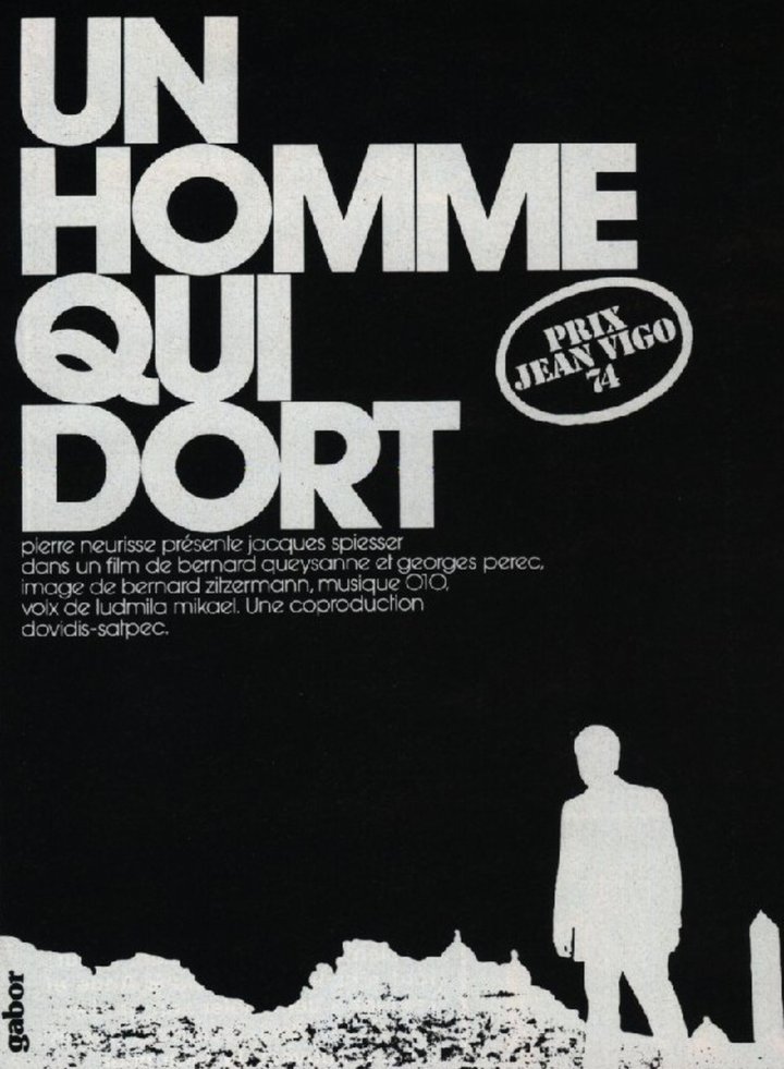 Un Homme Qui Dort (1974) Poster