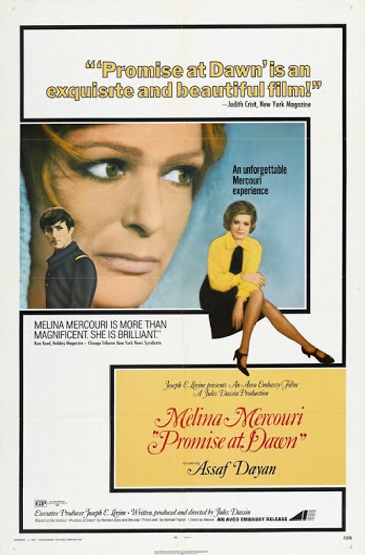 Promise At Dawn (1970) Poster