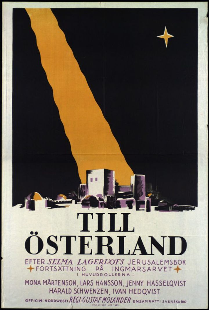 Till Österland (1926) Poster