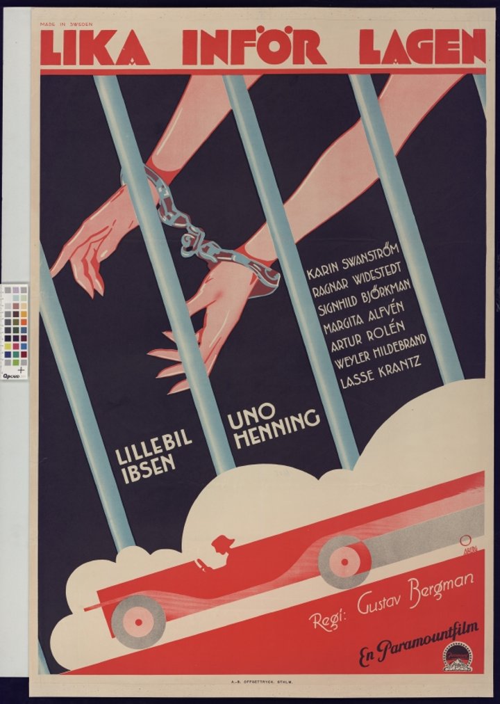 Lika Inför Lagen (1931) Poster