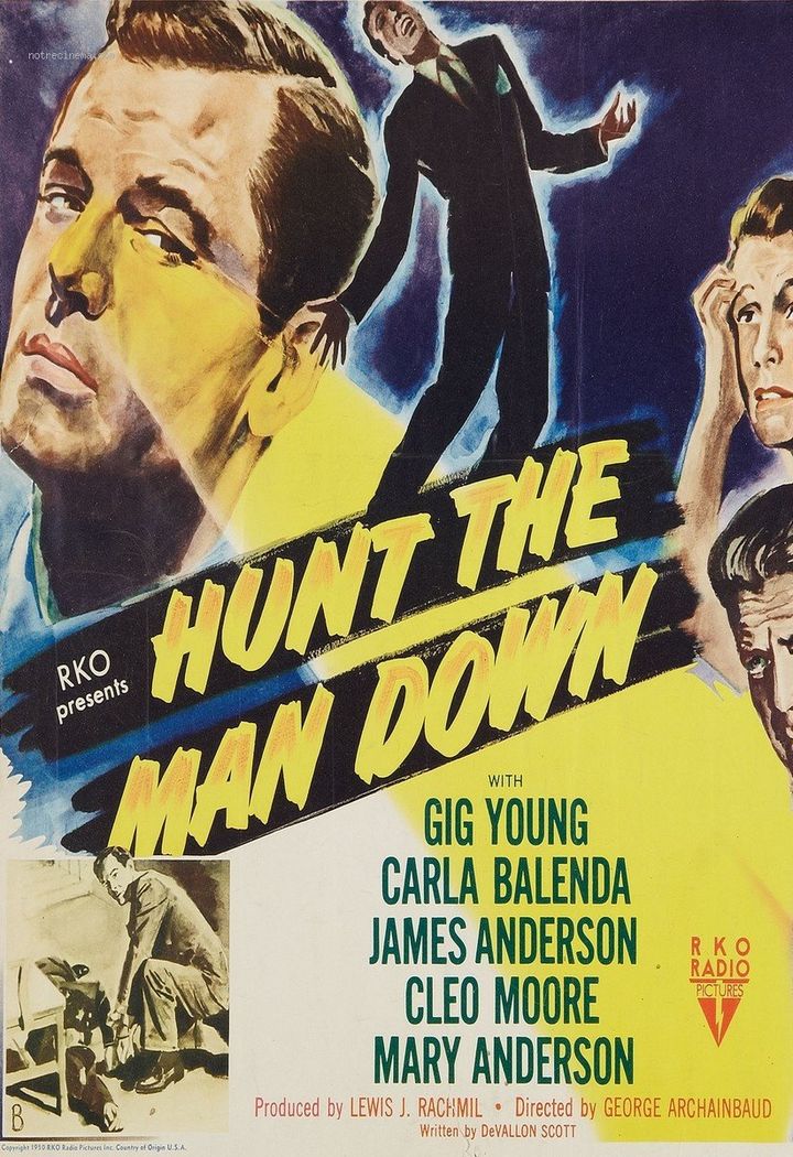 Hunt The Man Down (1950) Poster