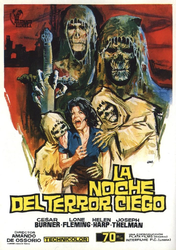 La Noche Del Terror Ciego (1972) Poster