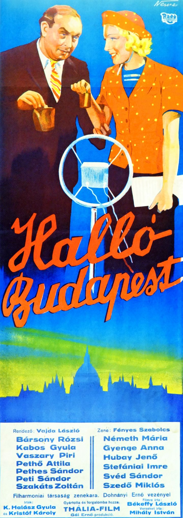 Halló Budapest! (1935) Poster