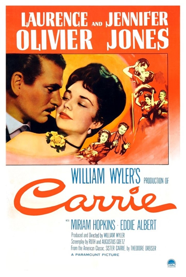 Carrie (1952) Poster