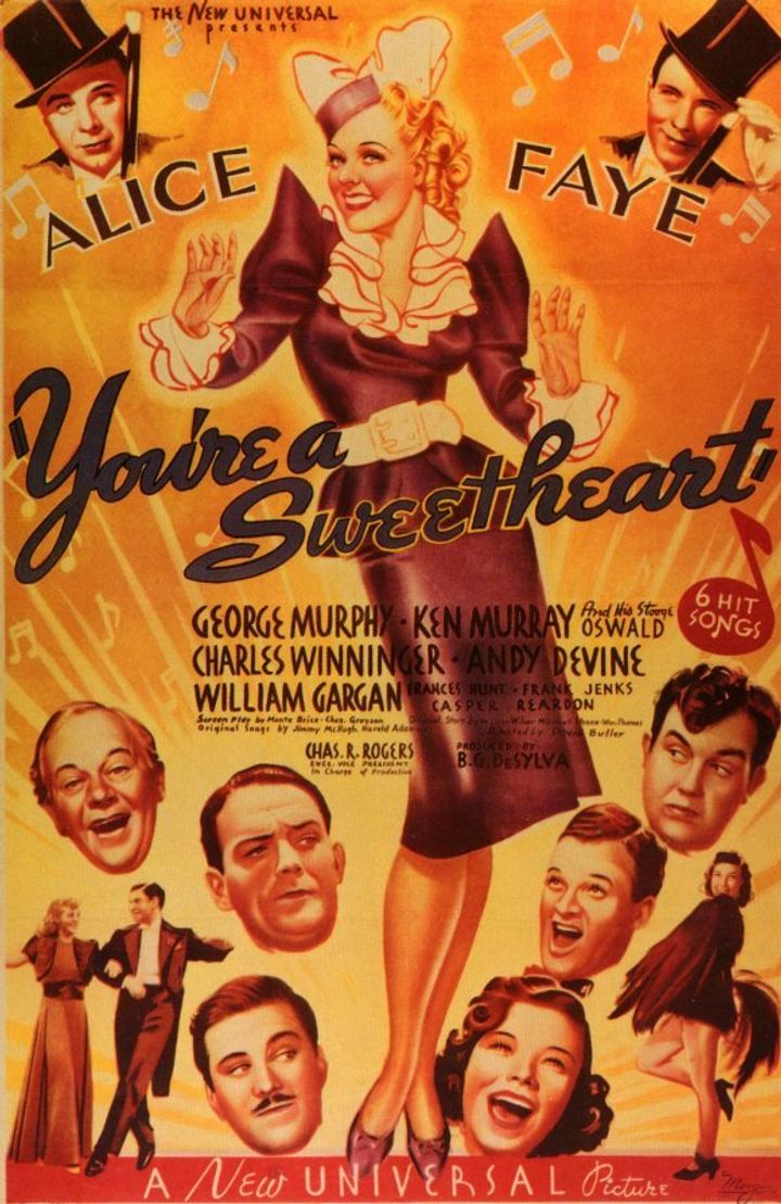 You're A Sweetheart (1937) Poster