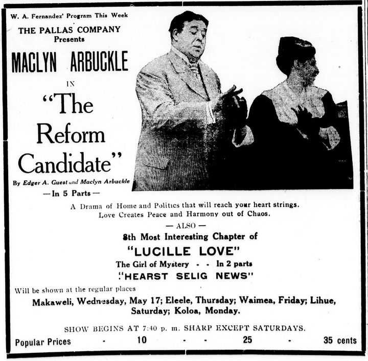 The Reform Candidate (1915) Poster