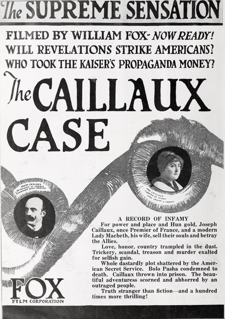 The Caillaux Case (1918) Poster