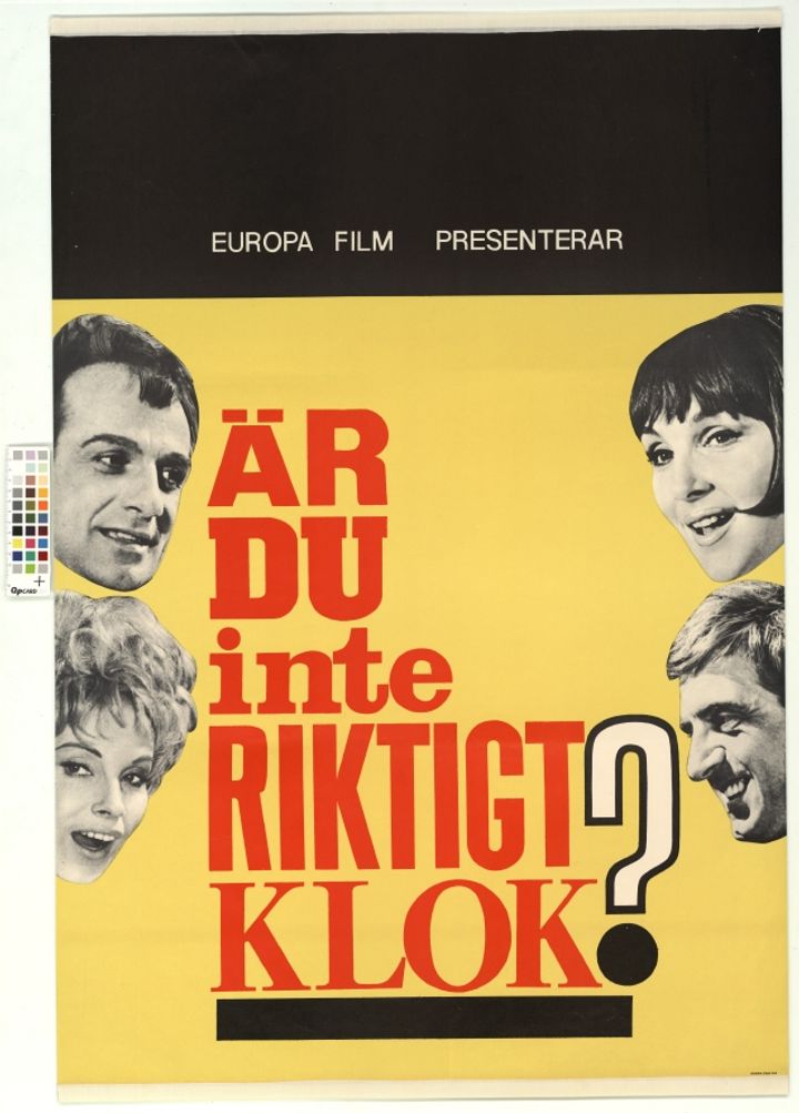 Är Du Inte Riktigt Klok? (1964) Poster