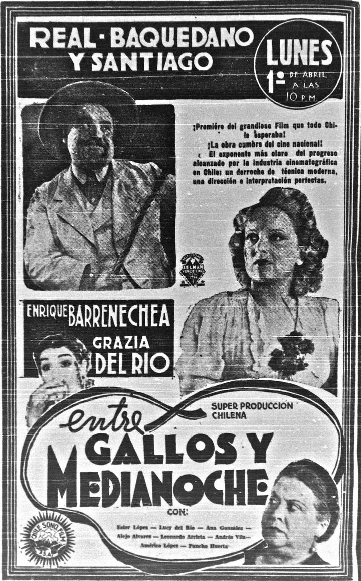 Entre Gallos Y Medianoche (1940) Poster