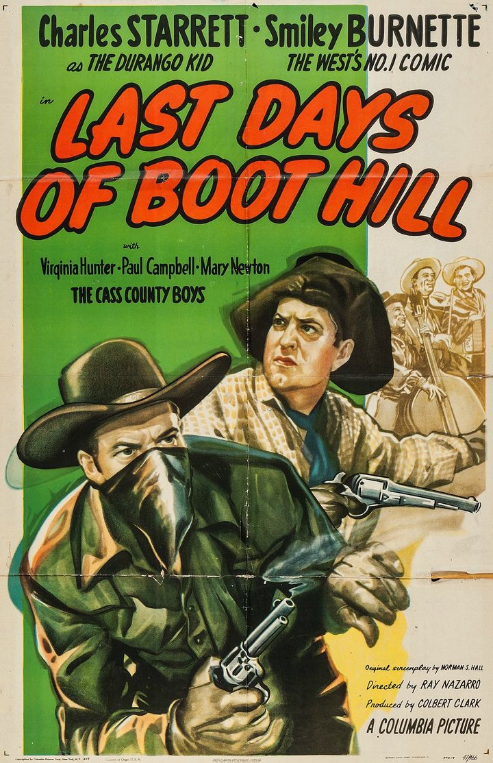 Last Days Of Boot Hill (1947) Poster