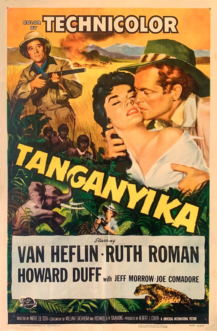 Tanganyika (1954) Poster