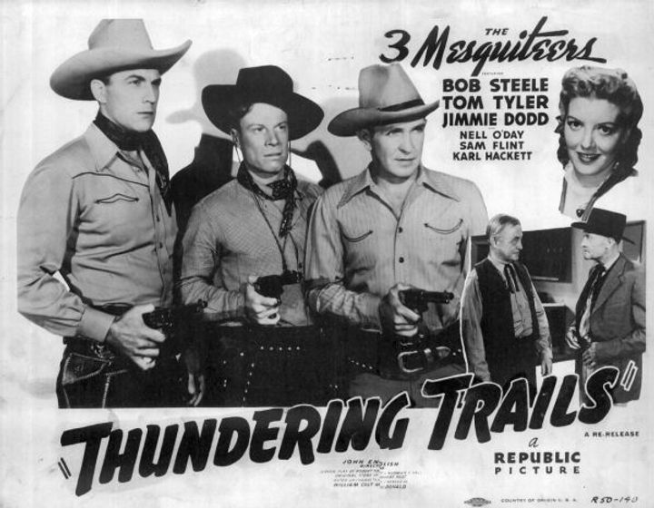 Thundering Trails (1943) Poster