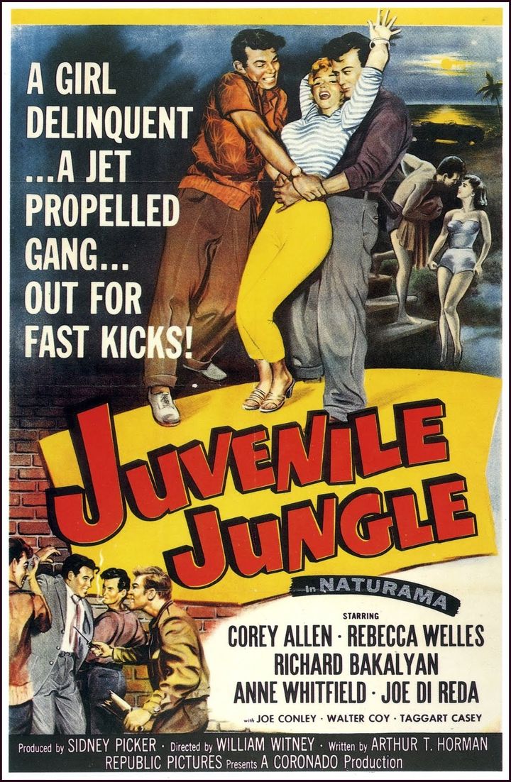 Juvenile Jungle (1958) Poster