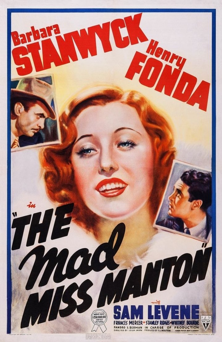 The Mad Miss Manton (1938) Poster