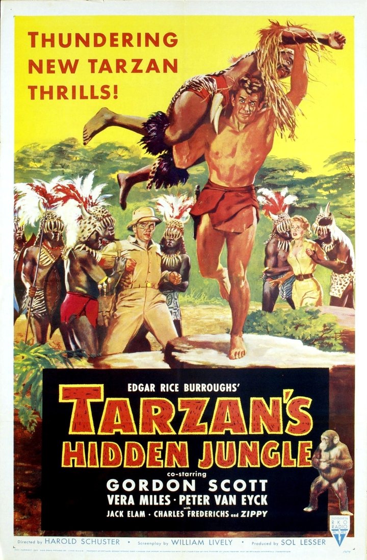 Tarzan's Hidden Jungle (1955) Poster