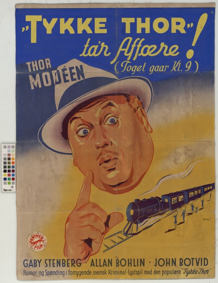 Tåget Går Klockan 9 (1941) Poster