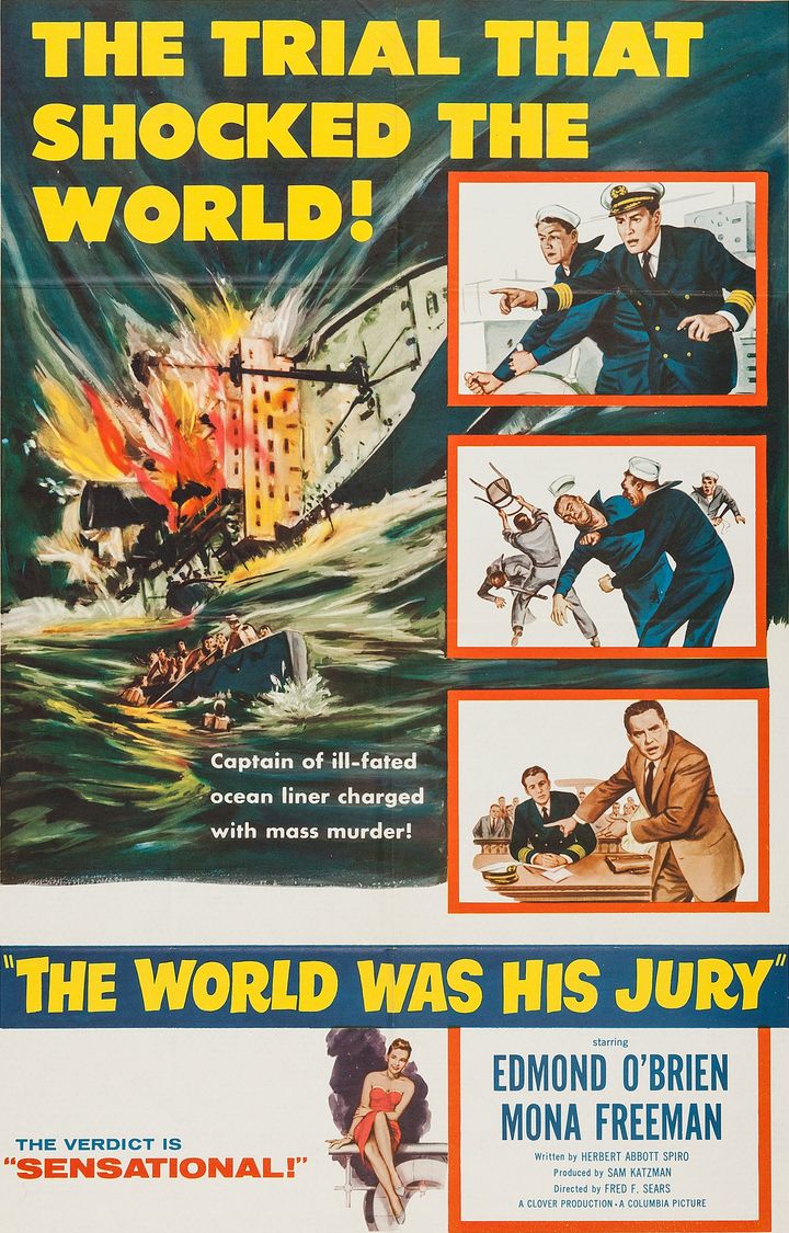 The World Was His Jury (1958) Poster