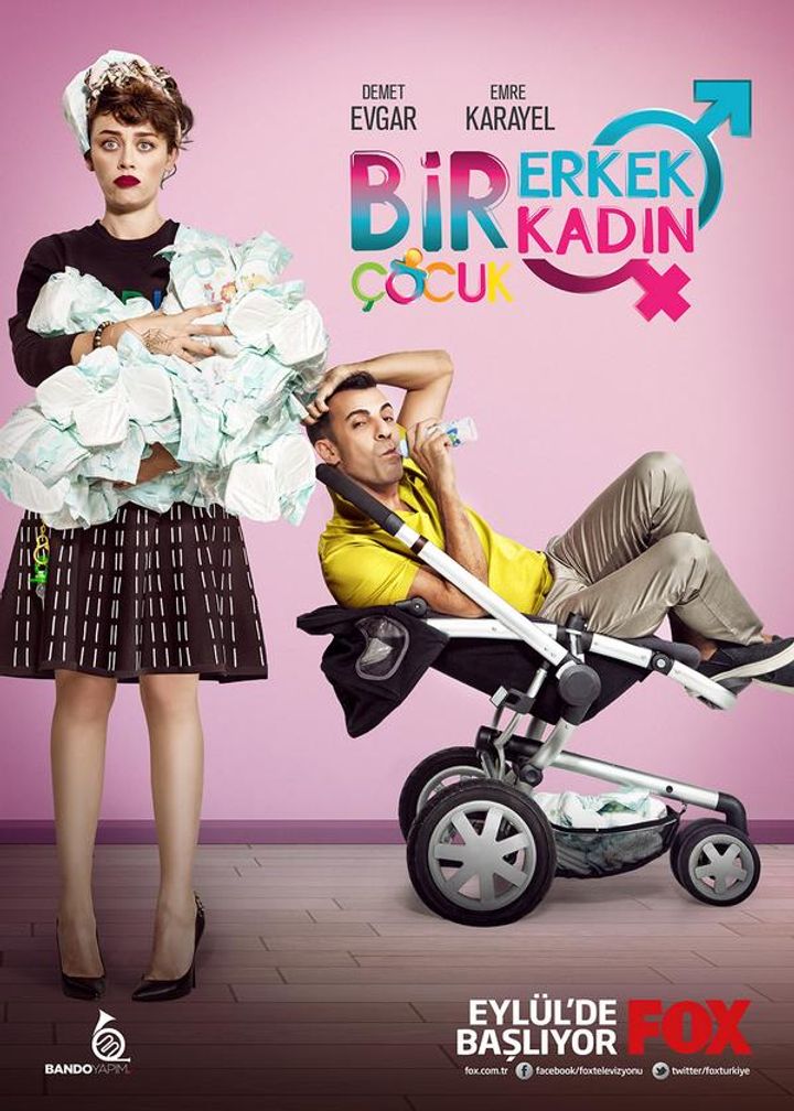 1 Erkek 1 Kadin 2 Cocuk (2014) Poster