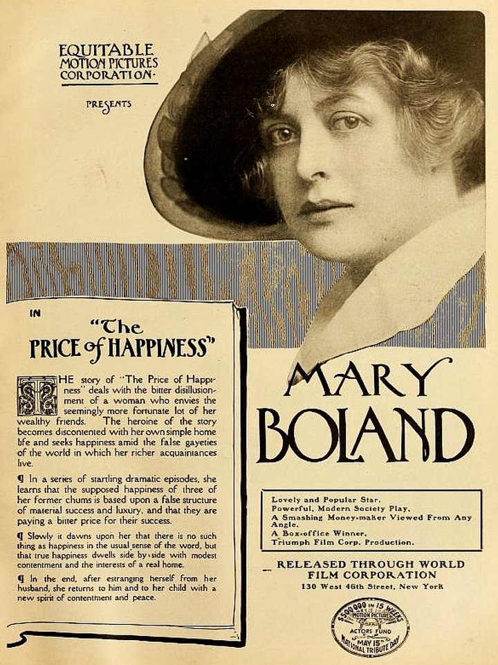 The Price Of Happiness (1916) Poster