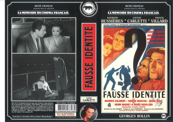 Fausse Identité (1947) Poster