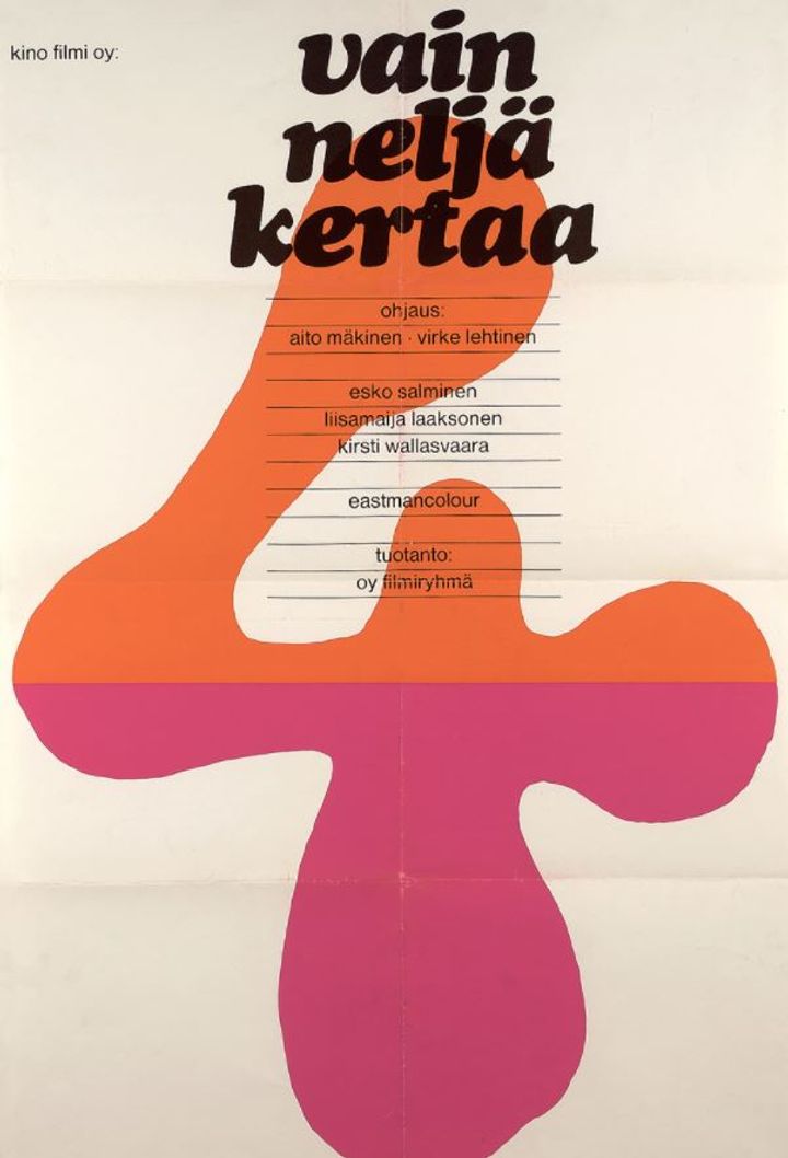 Vain Neljä Kertaa (1968) Poster