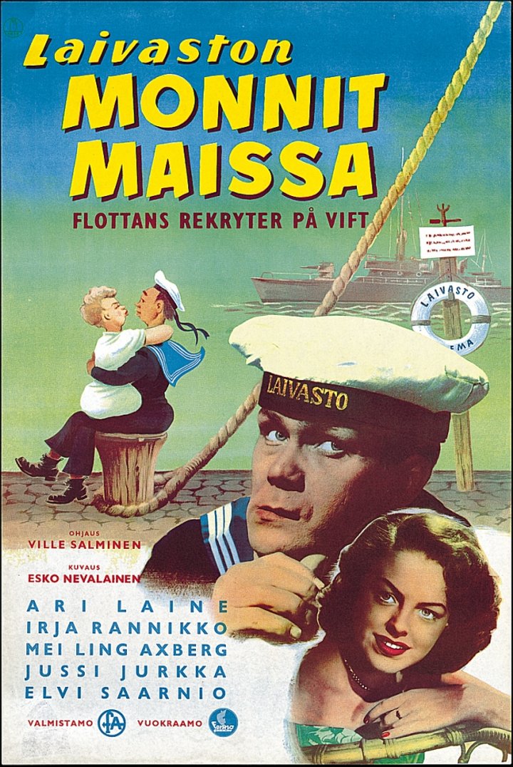 Laivaston Monnit Maissa (1954) Poster