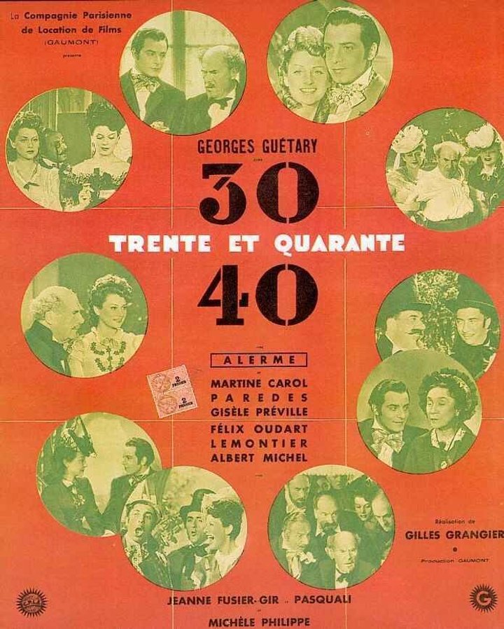 Trente Et Quarante (1946) Poster